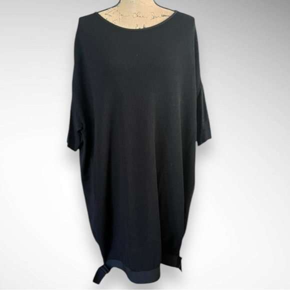 ANNETTE GORTZ Marc Women's Black Avant Garde Oversized Tunic Top Large‎ | EUC - Picture 3 of 9